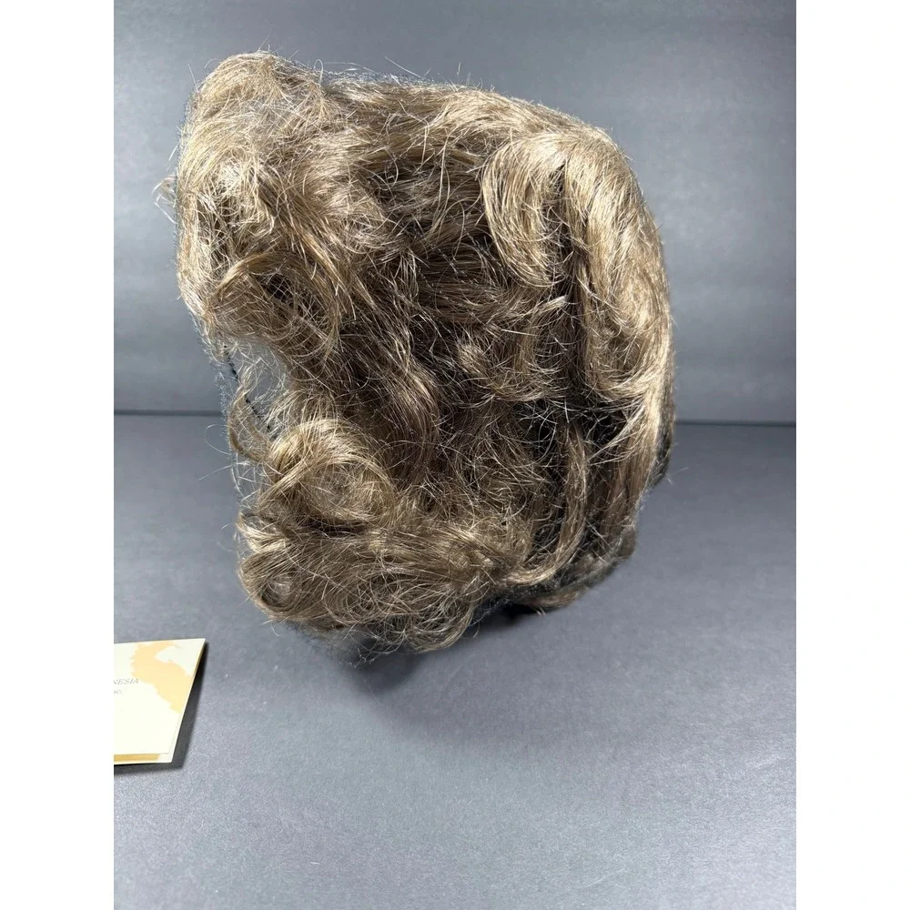 VTG Paula Young Lilli Short Curly Wig Average Size Medium‎ Brown Curls 1997